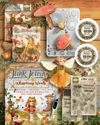 Stamperia v těchto dnech představila další nádhernou kolekci s podzimní tématikou Whispering Woods a my ji samozřejmě...