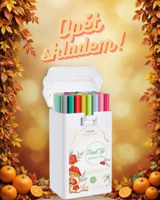 Často jste se ptali, kdy opět doskladníme tyto fixy OHUHU Aqua Brush Marker, 40ks. Dlouho jsme na ně čekali, ale jsou...