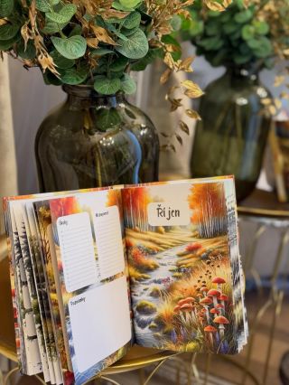 Malé nahlédnutí do našeho diáře. Při pohledu na něj srdce zaplesá a je úplně jedno jak je venku ošklivo….Krásný pátek😍Libí...